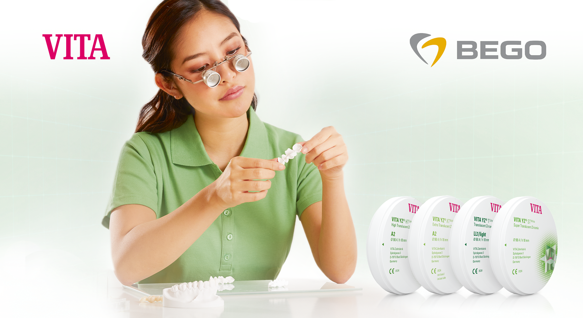 Fig. 1 BEGO Medical uses VITA YZ SOLUTIONS zirconia material in its production center
